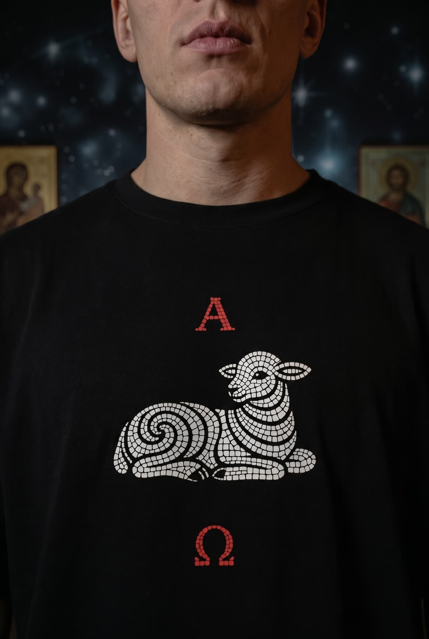 Футболка "Альфа и Омега"