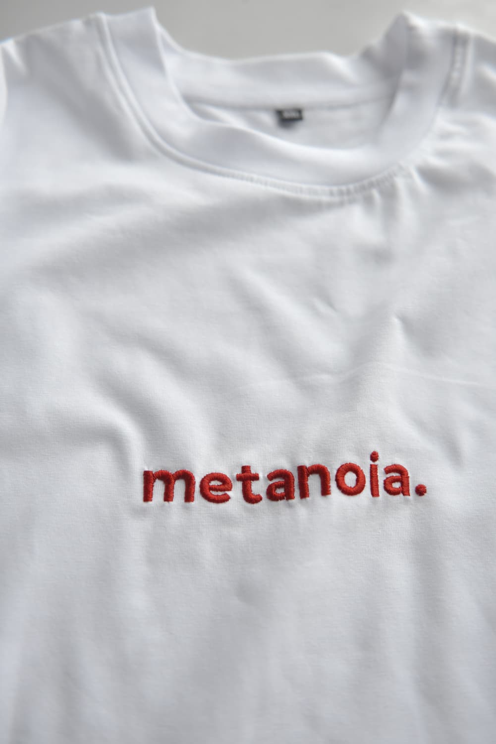 Футболка с вышивкой "Metanoia"(покаяние) thumbnail 3