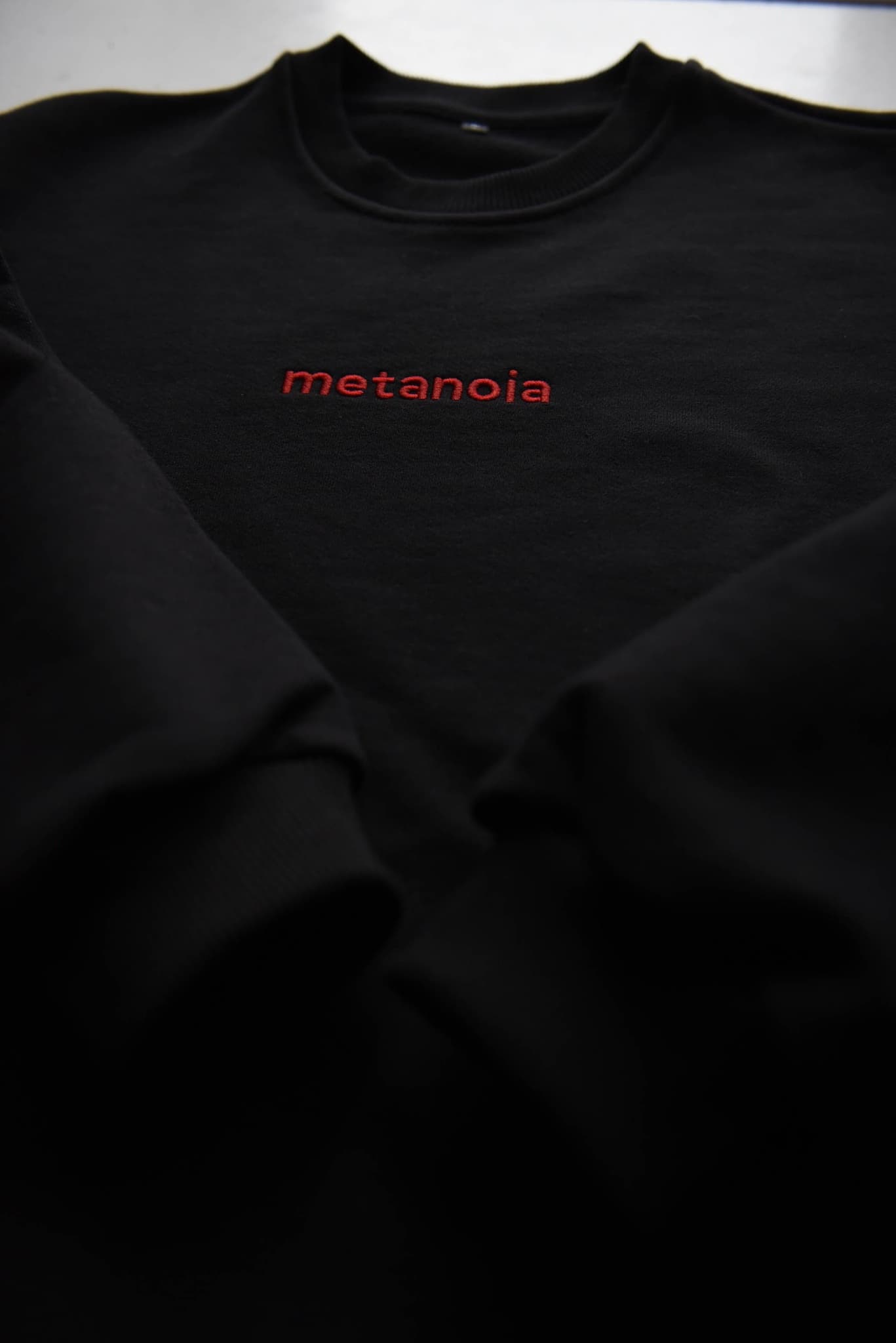 Свитшот с вышивкой "Metanoia"(покаяние) thumbnail 5