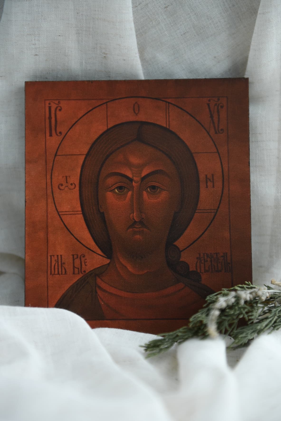 Авторская икона "Господь Вседержитель" о. Сергия Баранова