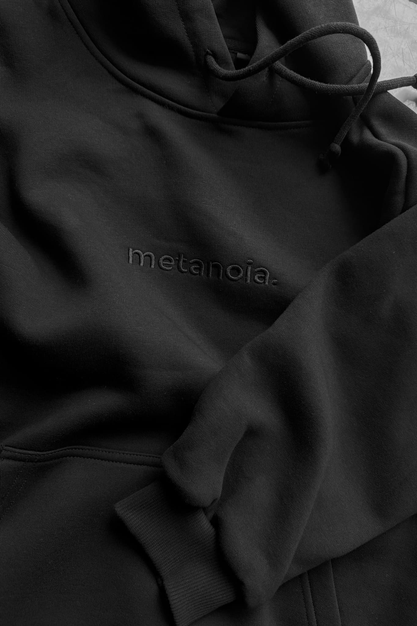 Худи с вышивкой "Metanoia"(покаяние)