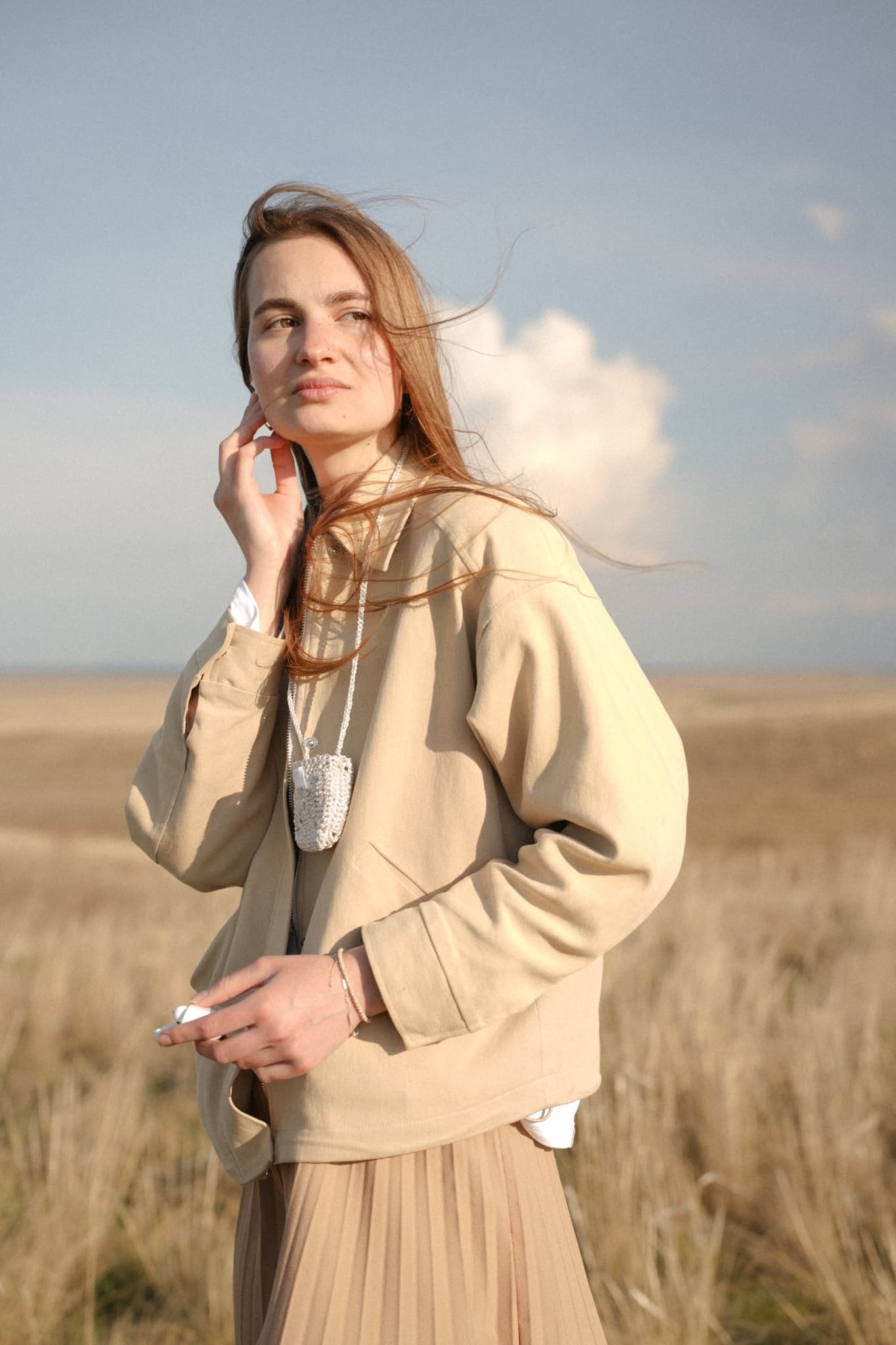 Сумочка для наушников жемчужного цвета (предзаказ) image 5