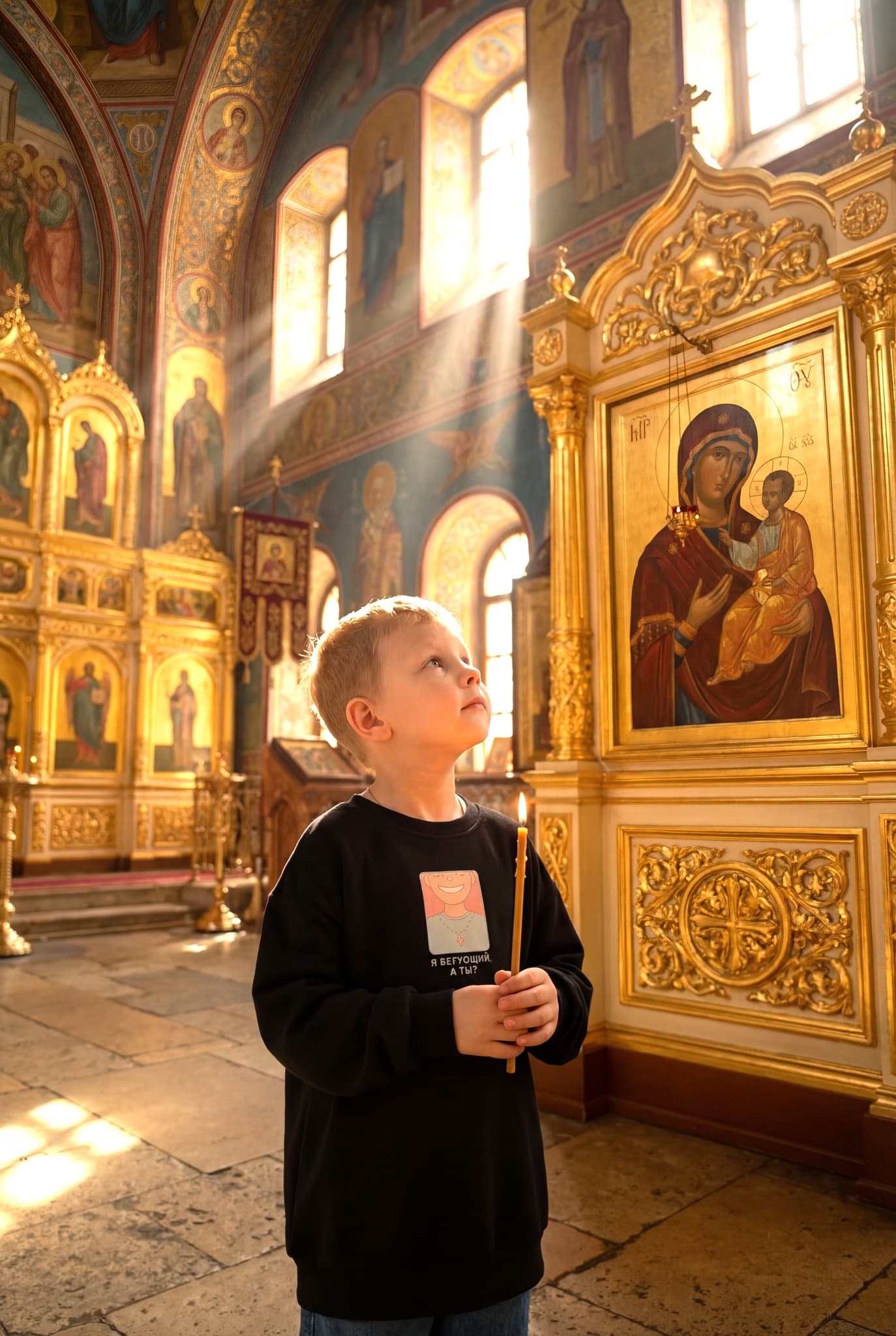 Детский свитшот "Я верующий" image 7