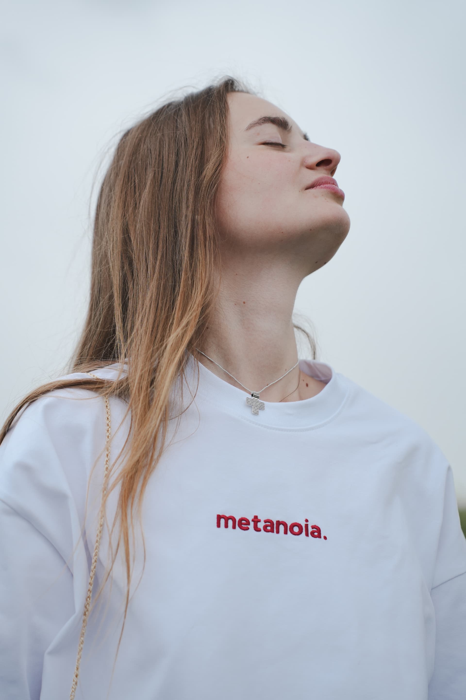 Футболка с вышивкой "Metanoia"(покаяние) image 24