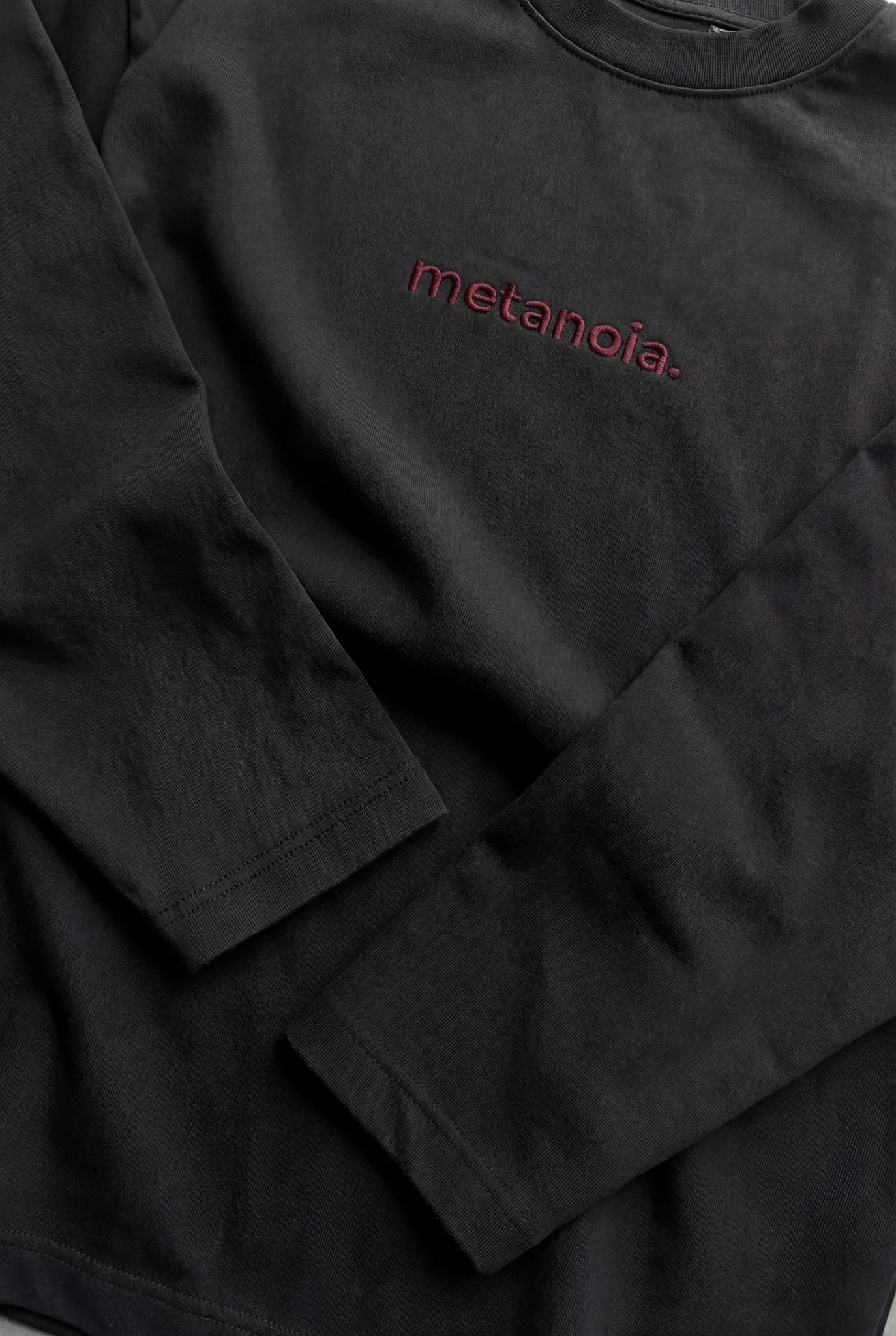 Лонгслив с вышивкой «Metanoia» image 5