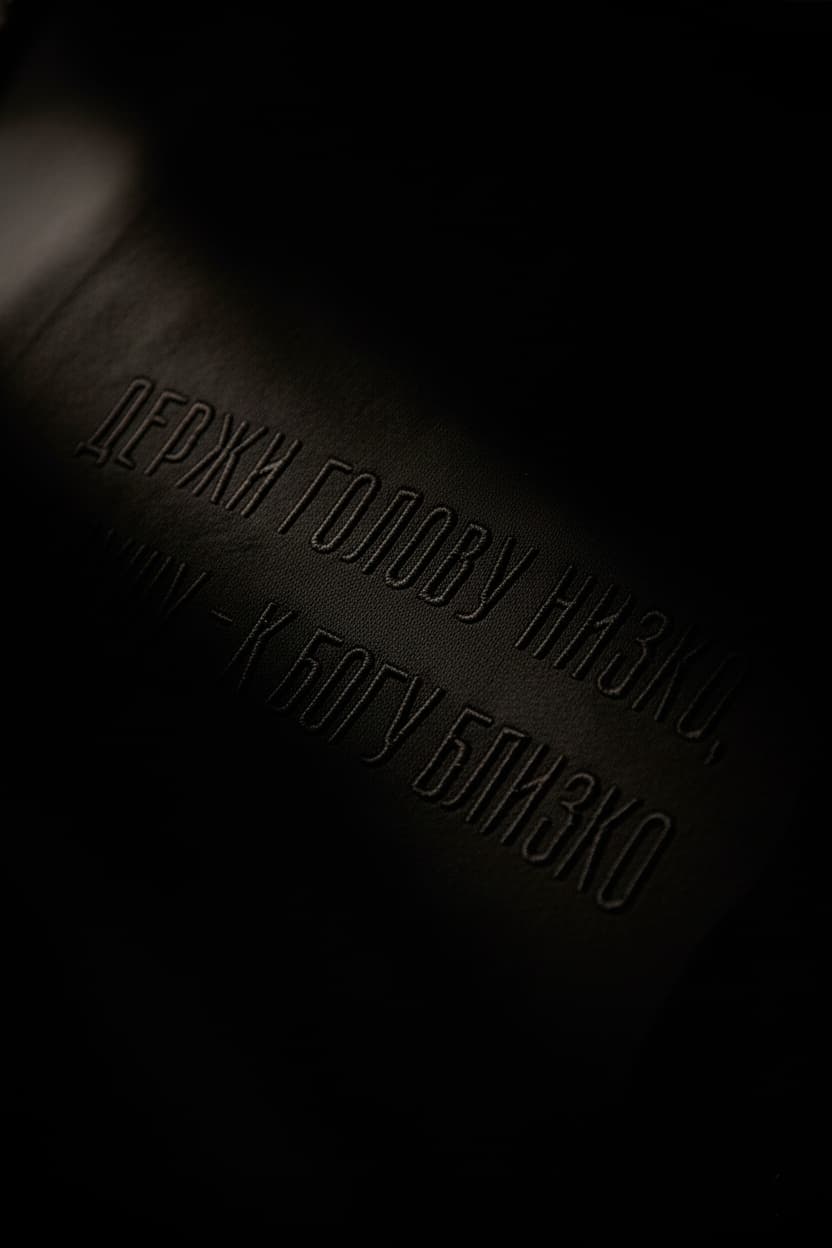 Свитшот с вышивкой "Держи голову низко" image 5